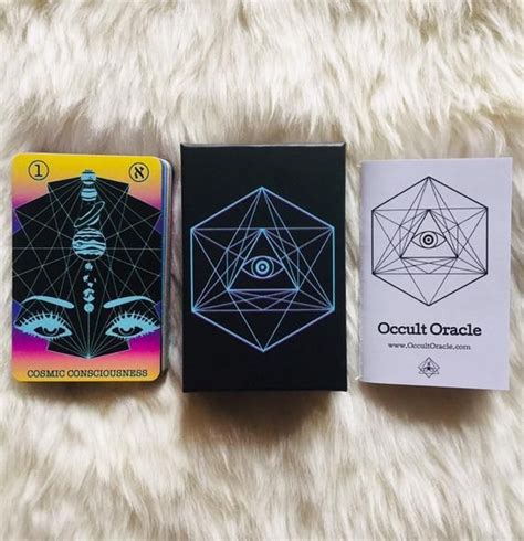 Efficient occultism oracle deck